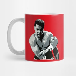 Muhammad Ali Red Strong Mug